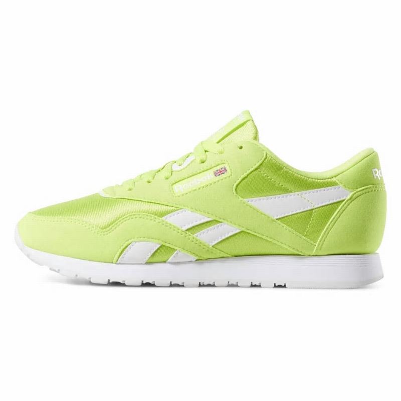 Tenisi Reebok Classic Nylon Color Dama Verzi Deschis/Albi Romania OT7459XL